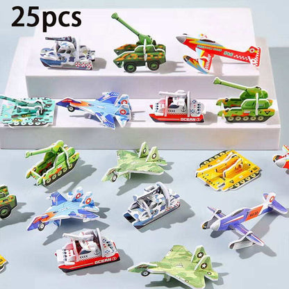 Educational 3D Cartoon Puzzle
