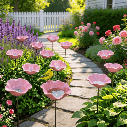 Everlasting Garden Blooms - Handmade  Metal Flower Garden Stake