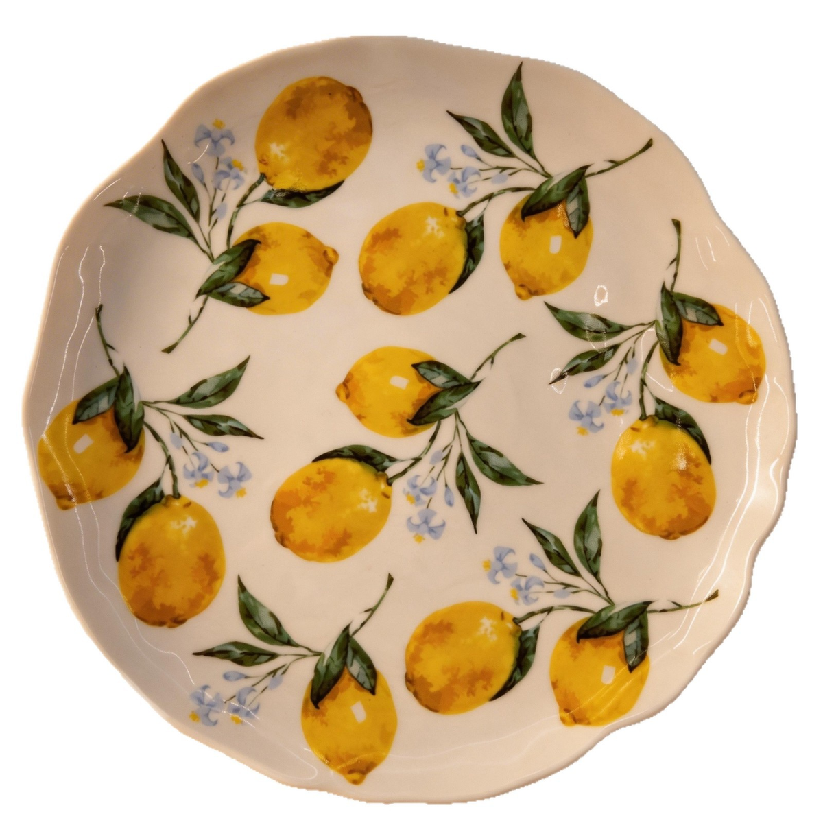 Healing Lemon Hand-Painted Ceramic Plate