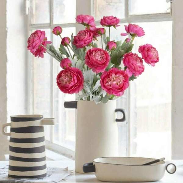Lifelike Luxury Peony Flowers – No Watering, No Wilting, Just Lasting Beauty!
