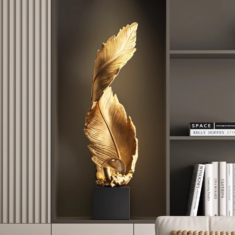 Feather Art Entrance Hall Decor