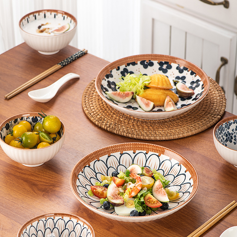 Creative Ceramic Leather Box Dinnerware Set