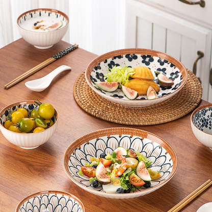 Creative Ceramic Leather Box Dinnerware Set