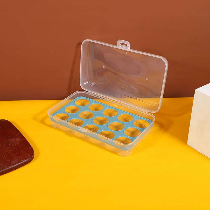 New refrigerator egg storage PP box plastic box PP box transparent fresh transparent egg rack kitchen storage