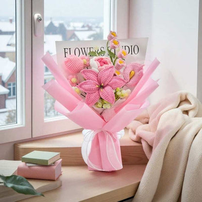 Give Mom a Timeless Gift This Mother’s Day – A Handcrafted, Forever Blooming Crochet Flower Bouquet🌸💖