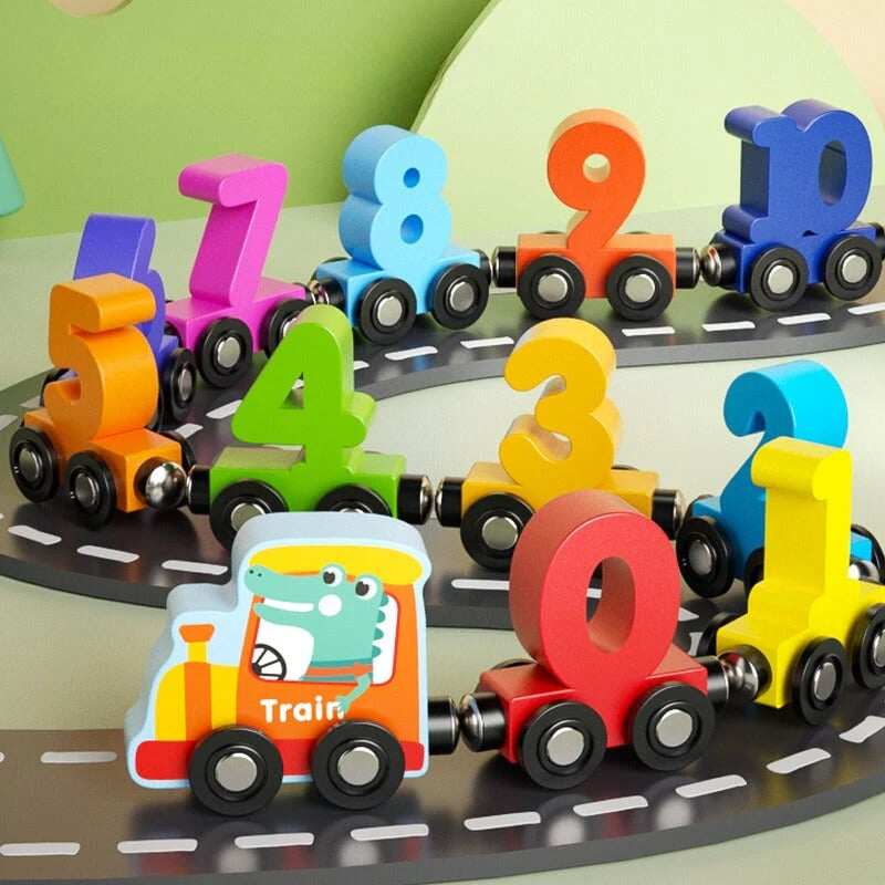 Magnetic Number Train Set