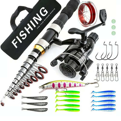 Professional FishingRod and Reel Combo Set