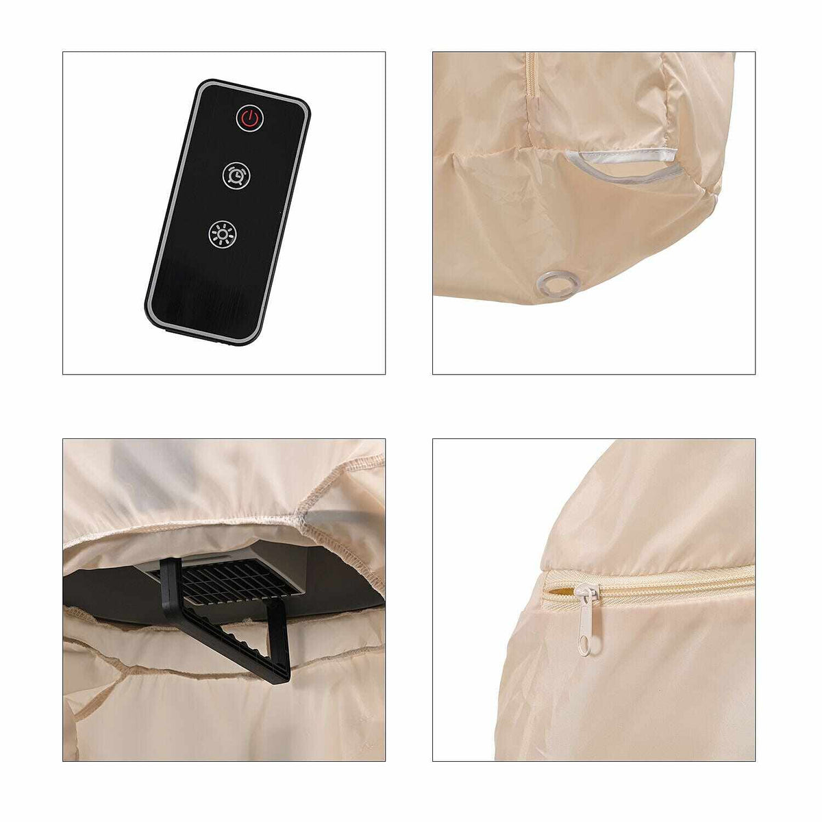 Portable Foldable Clothes Dryer with Remote Control