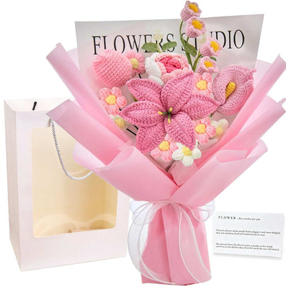 Give Mom a Timeless Gift This Mother’s Day – A Handcrafted, Forever Blooming Crochet Flower Bouquet🌸💖