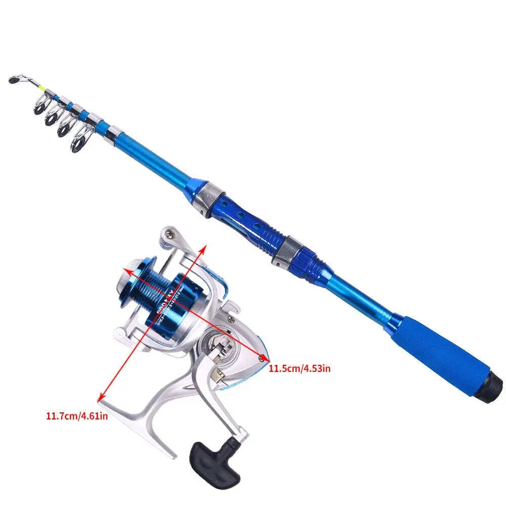 Royale Legend Patriot Twin-Tip Spinning Rod and Reel Combo