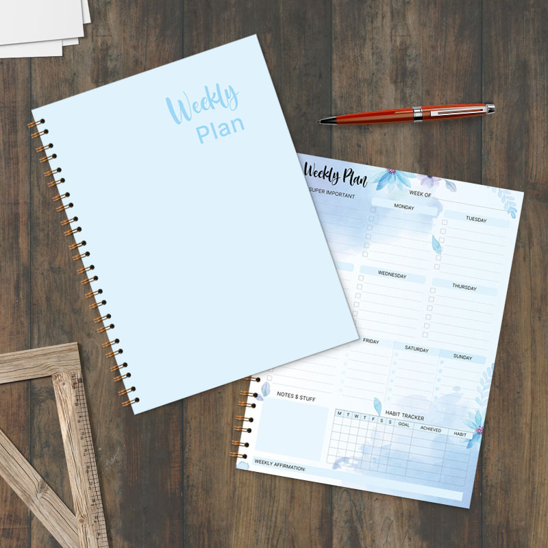 Daily Planner A5 Notebook Coil Annual Planner Simple Schedule A4 Anniversary Planner Coil Loose-Leaf Notebook