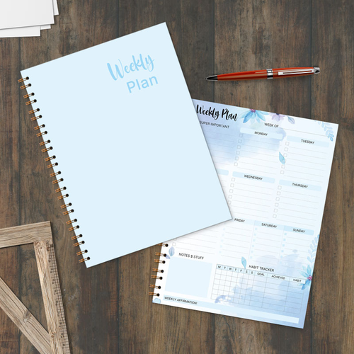 Daily Planner A5 Notebook Coil Annual Planner Simple Schedule A4 Anniversary Planner Coil Loose-Leaf Notebook
