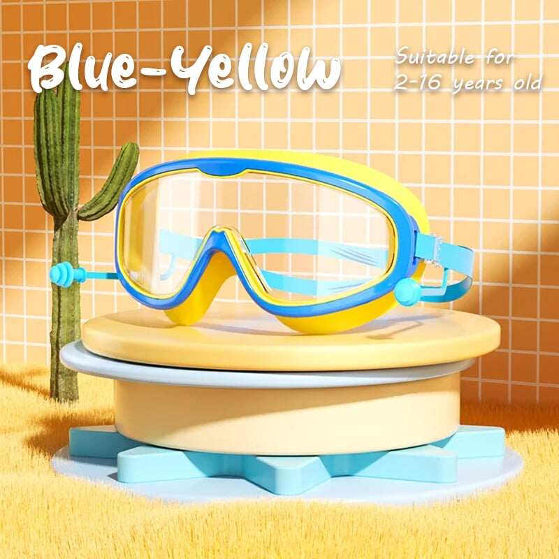 Kids' HD Waterproof & Anti-Fog Swimming Goggles – For Fun & Safe Pool Adventures!