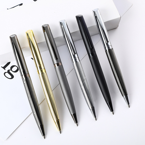 Metal Ballpoint Pen High-grade Business Gift Rotating Ballpoint Pen Advertising Gift Metal Pen