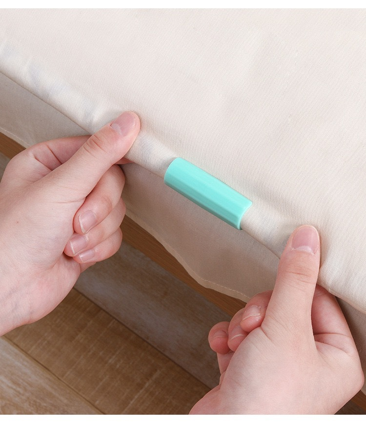 Simple Bed Sheet Holder Non-Slip Clip Plastic Seamless Bed Sheet Buckle Modern Household Invisible Buckle Safety Storage Clip