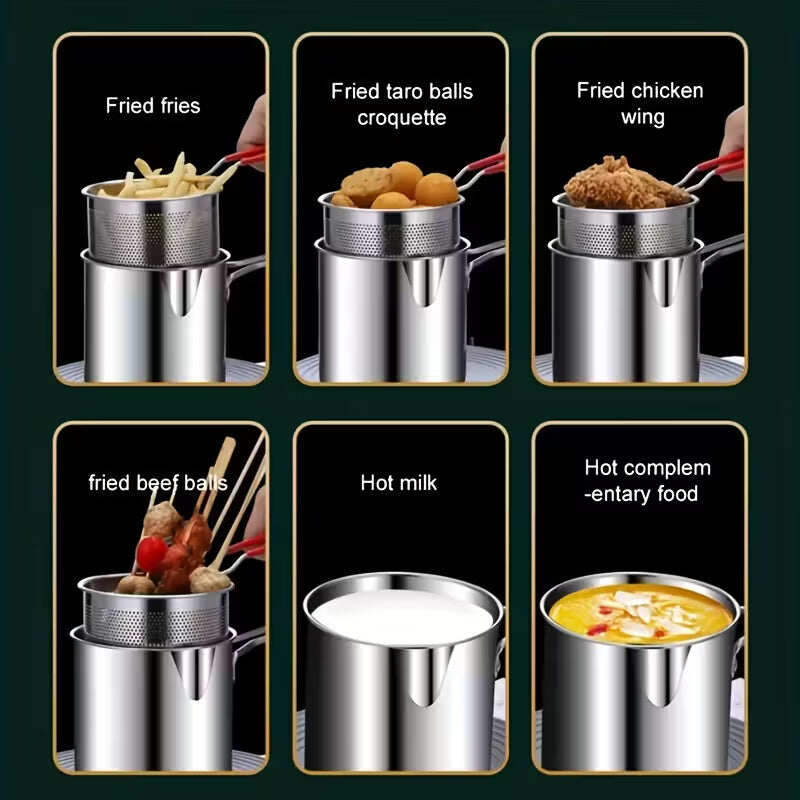 🍟🍳Exclusive offer for our fans! Limited-time low price!🎁Household stainless steel fryer