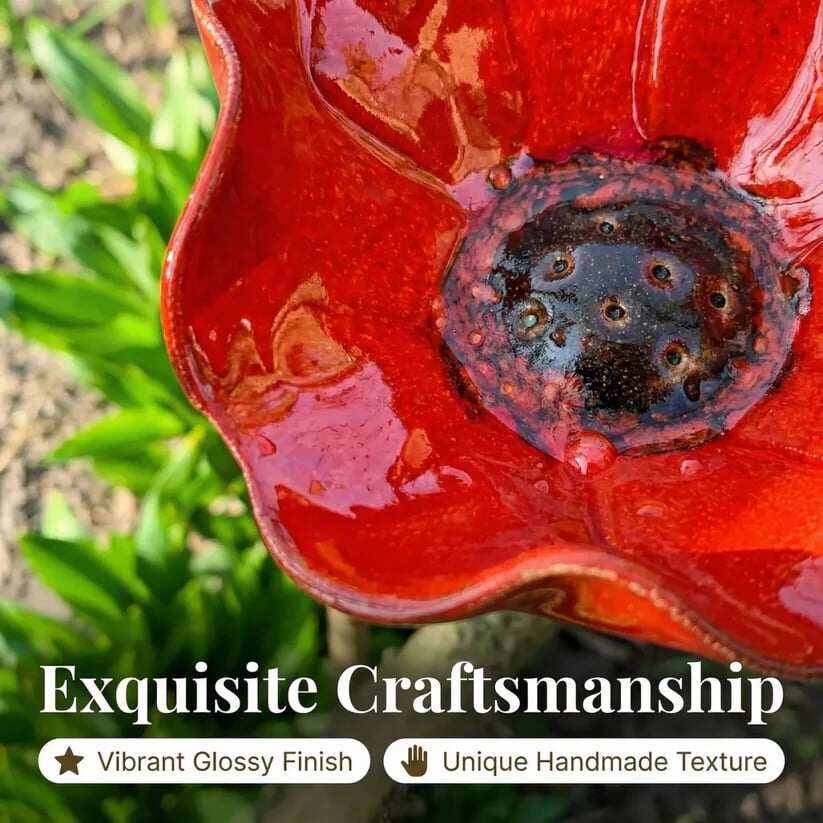 Everlasting Garden Blooms - Handmade  Metal Flower Garden Stake