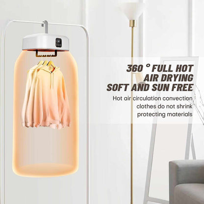 Portable Foldable Clothes Dryer with Remote Control