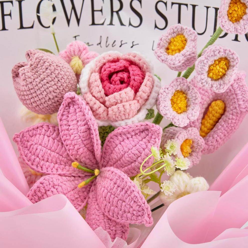 Give Mom a Timeless Gift This Mother’s Day – A Handcrafted, Forever Blooming Crochet Flower Bouquet🌸💖