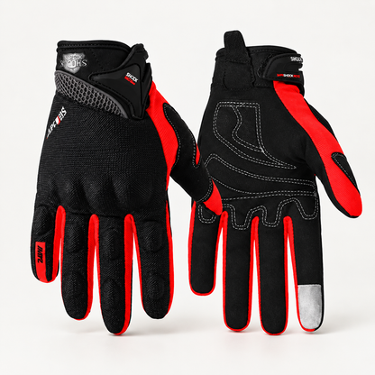 AirFlow Protective Motorcycle Riding Gloves with Touchscreen