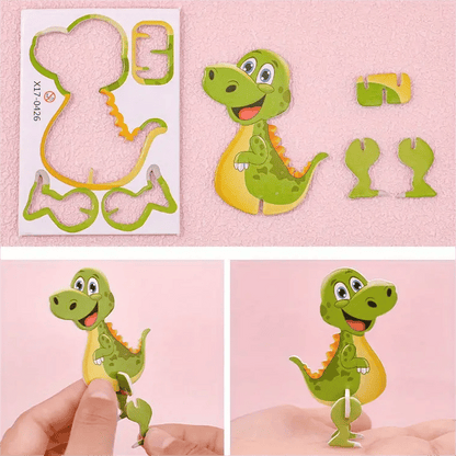 Educational 3D Cartoon Puzzle