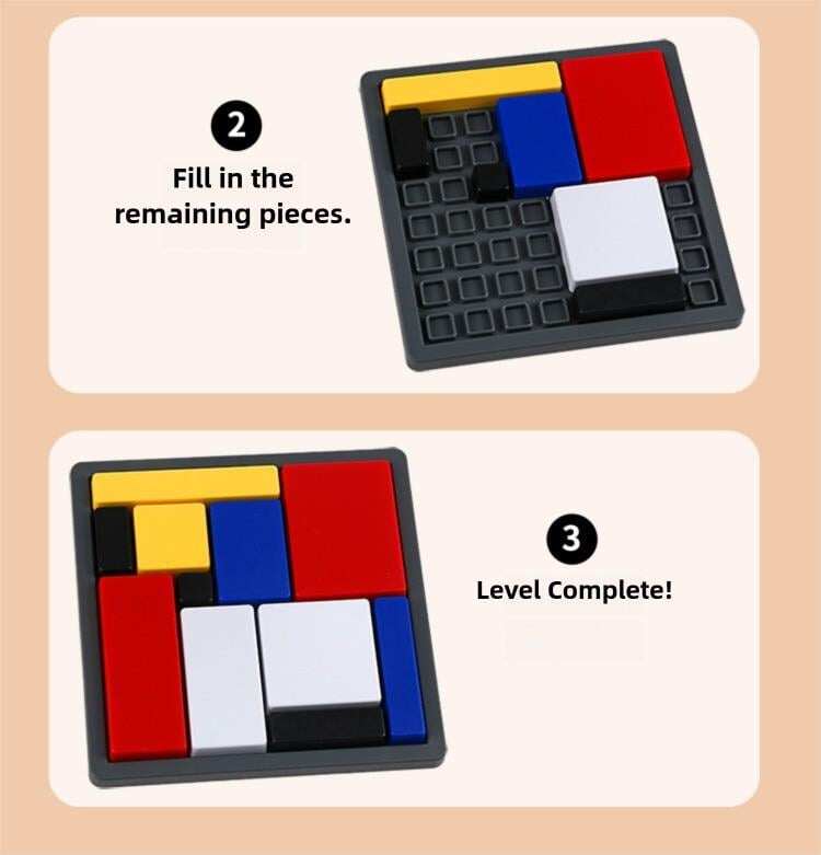 Logic Puzzle Brain Teaser Game for Kids & Adults, 88 Challenging Levels