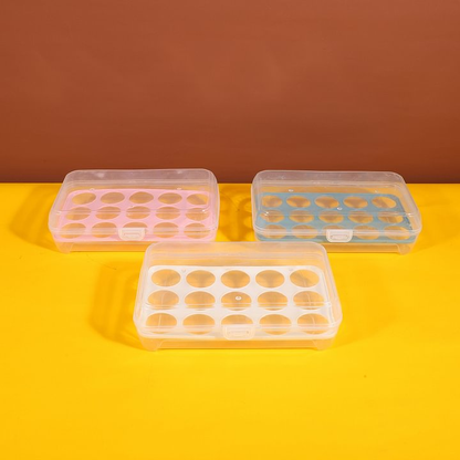 New refrigerator egg storage PP box plastic box PP box transparent fresh transparent egg rack kitchen storage