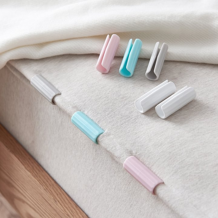 Simple Bed Sheet Holder Non-Slip Clip Plastic Seamless Bed Sheet Buckle Modern Household Invisible Buckle Safety Storage Clip