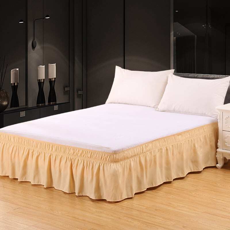 Adjustable Elastic Belt Drop Bed Skirt