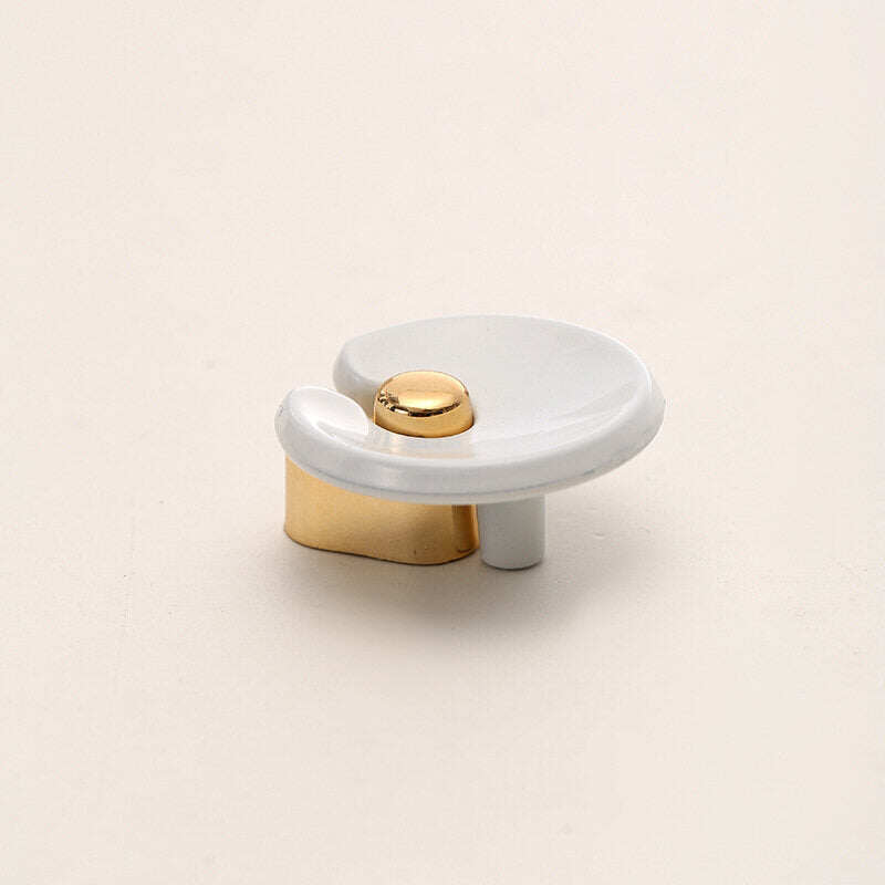 European Style Drawer Single Hole Handle Wardrobe Cabinet Ancient Copper Pull Ring Handle Chinese Antique Simple Hanging Ring Cabinet Door Handle 30pcs