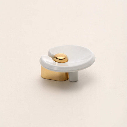European Style Drawer Single Hole Handle Wardrobe Cabinet Ancient Copper Pull Ring Handle Chinese Antique Simple Hanging Ring Cabinet Door Handle 30pcs