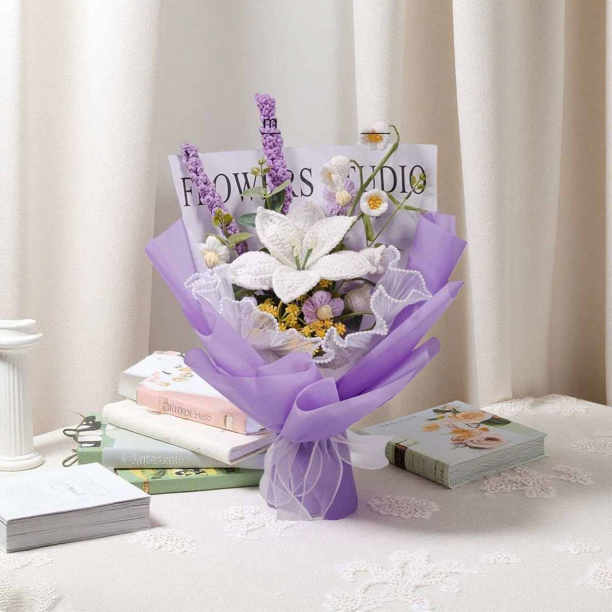 Give Mom a Timeless Gift This Mother’s Day – A Handcrafted, Forever Blooming Crochet Flower Bouquet🌸💖