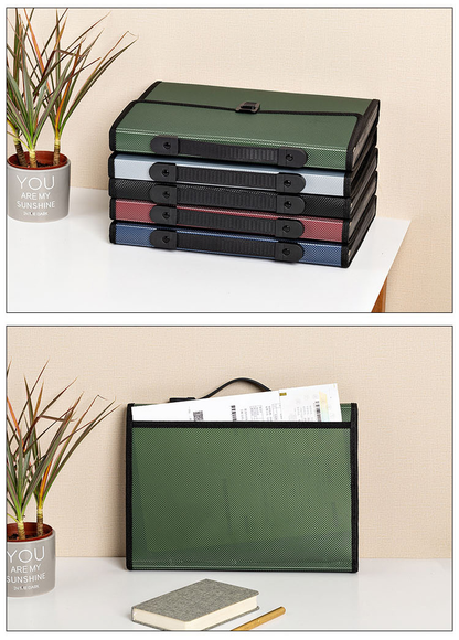 Source factory wholesale A4 Portable Organ bag student examination paper folder file bag bill folder briefcase