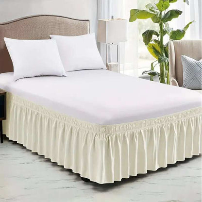 Adjustable Elastic Belt Drop Bed Skirt