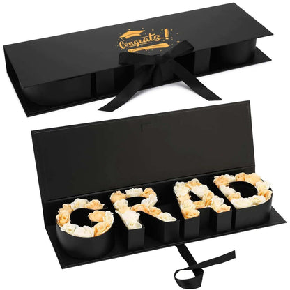 🎓 DIY Graduation Gift Box with Ribbon – Large Empty Box for Gifts, Candy, Cookies, Flowers & More 🎁