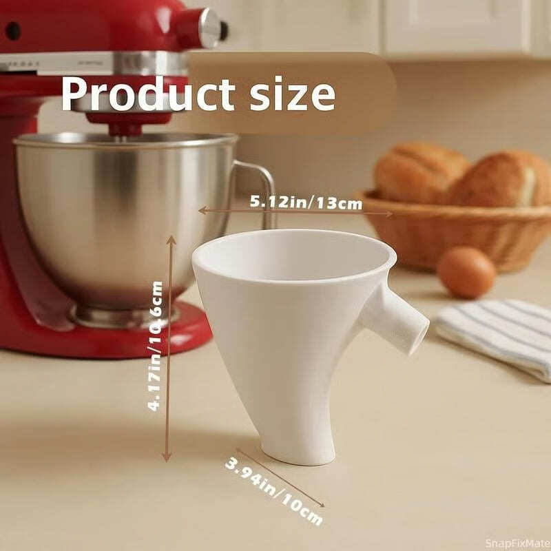 🔥Christmas 50% OFF - ✨Flour Funnel for Kitchen Aid Stand Mixer