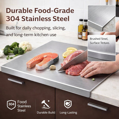 Stainless Steel Cutting Board– The Cleaner, Stronger Upgrade Your Kitchen Needs
